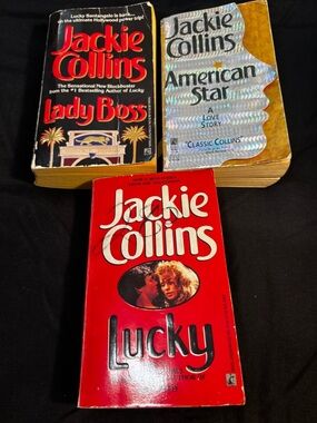 Bundle of 3 Jackie Collins Novels - Lucky Santangelo Series